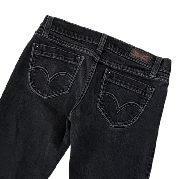 Levi’s 524 Too Superlow Skinny Jeans W28 L32 Y2K Vintagecore Streetwear Black - Picture 9 of 9